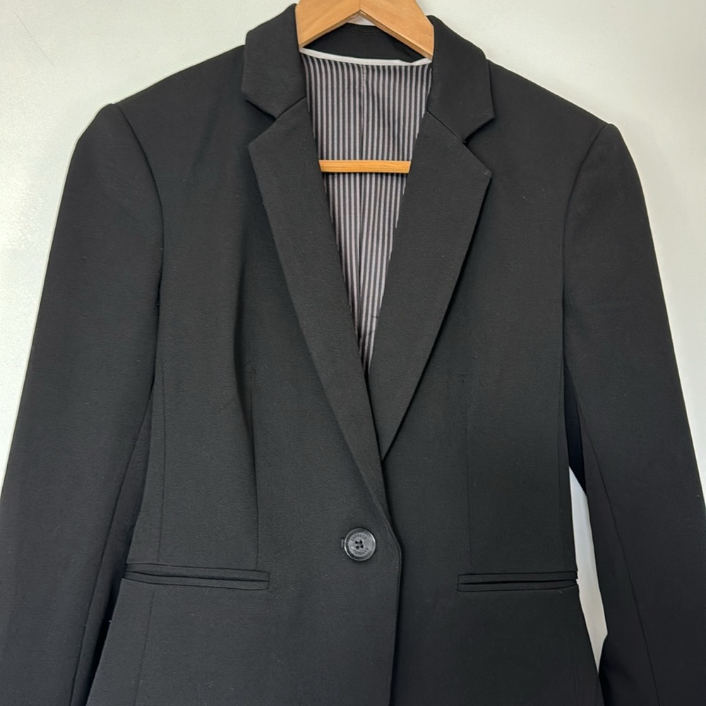 Express Notch Collar One Button Jacket Size 0 - image 3